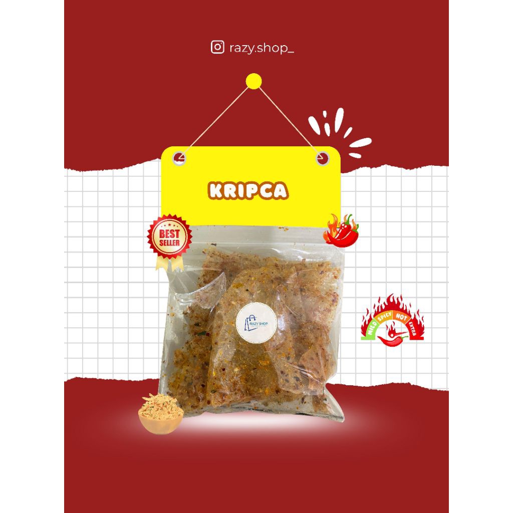 

[READY STOCK]kripca kripik kaca pedas