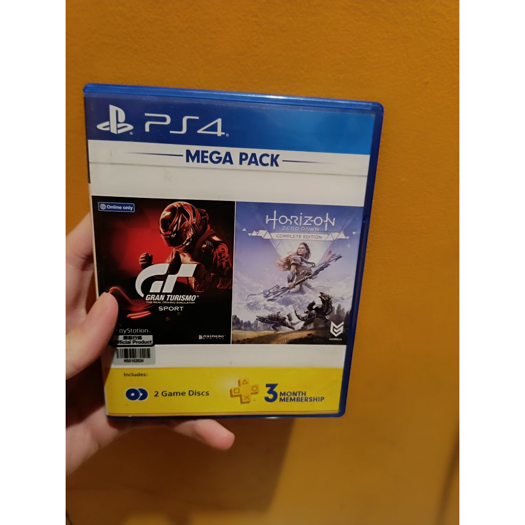 Mega Pack Horizon Zero Dawn Complete Edition + Gran Turismo Sport ps4