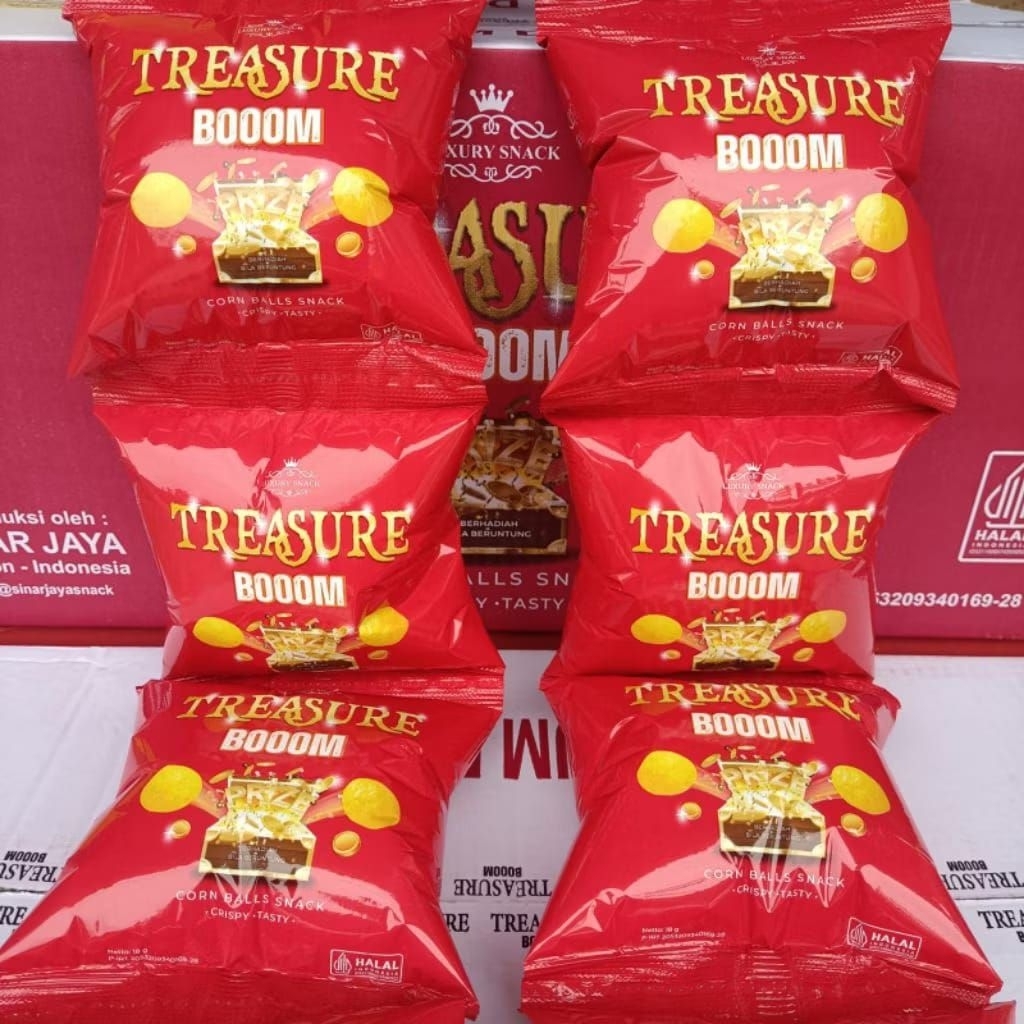 

snack treasure boomm 10 pcs