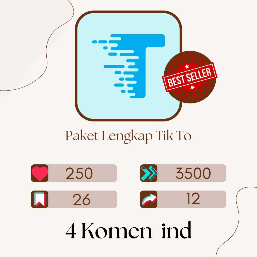 paket tiktok lengkap murah bergaransi