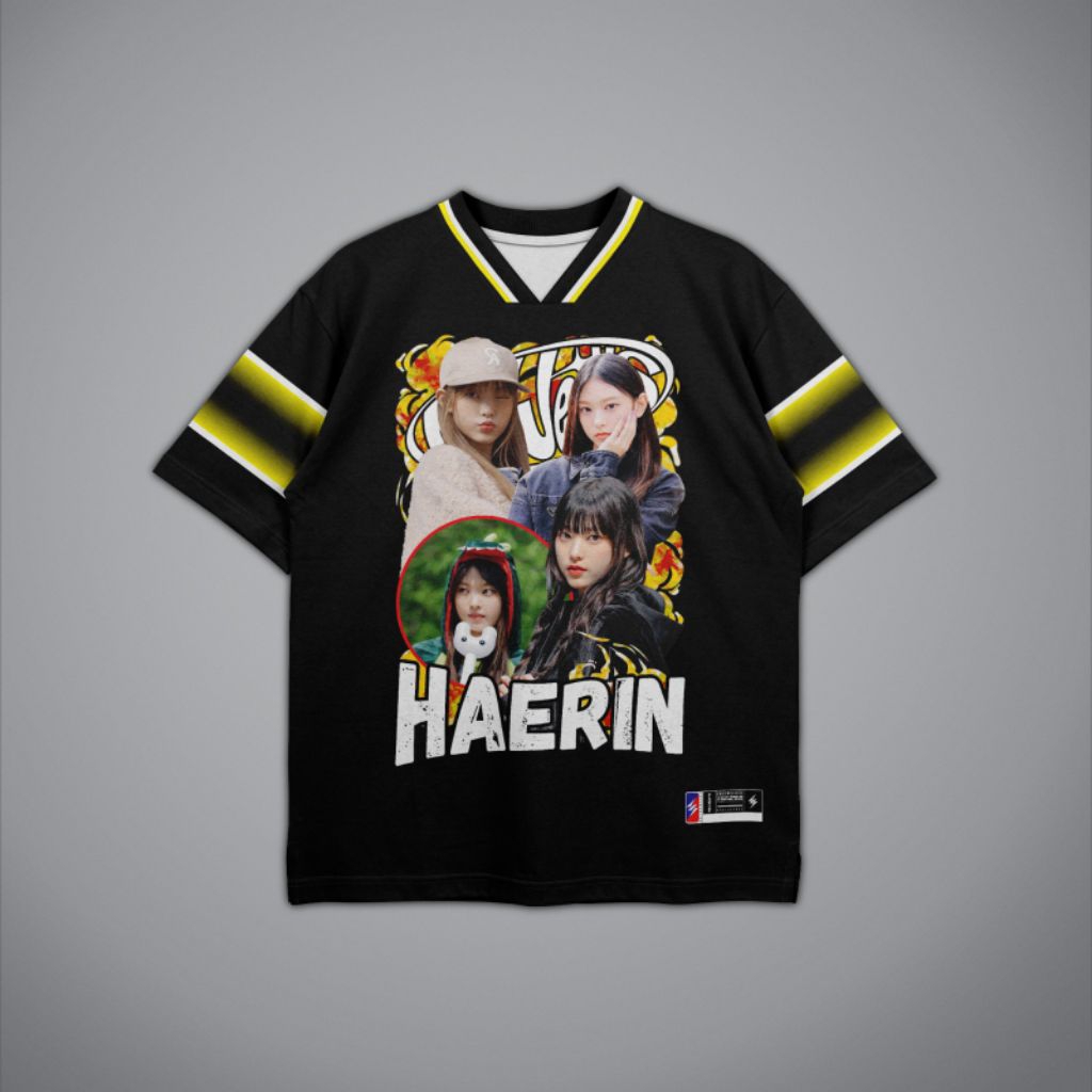 HAERIN NEWJEANS JERSEY OVERSIZE JERSEY KPOP KAOS KPOP