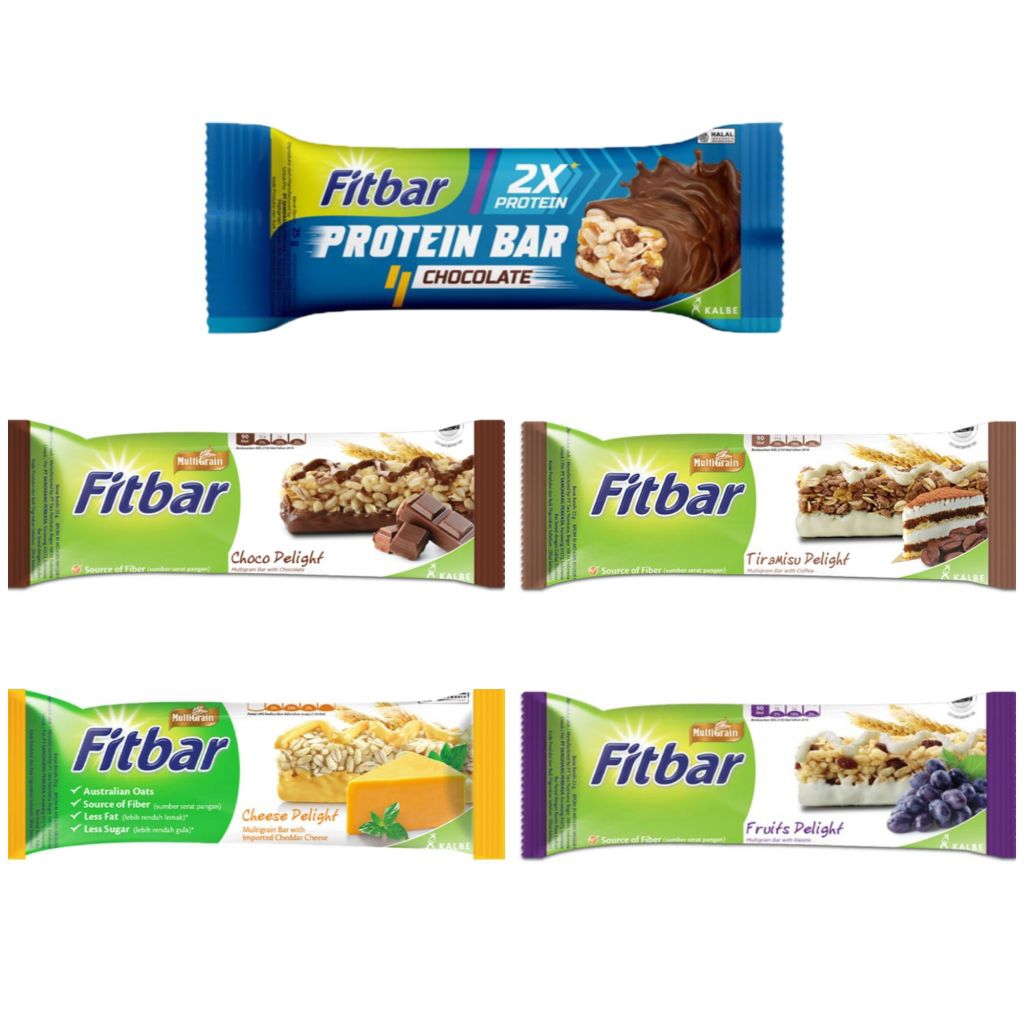 

Fitbar Cemilan Sehat Chocolate Fruits Tiramisu cheese 2x protein bar 20g