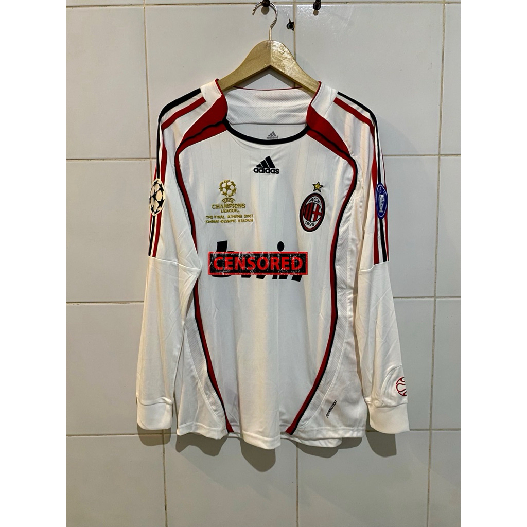 Jersey AC Milan 2006/07 Long Sleeve Full Patch