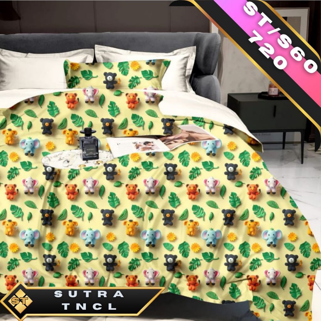 Seprei tencel 60s motif anak 5D