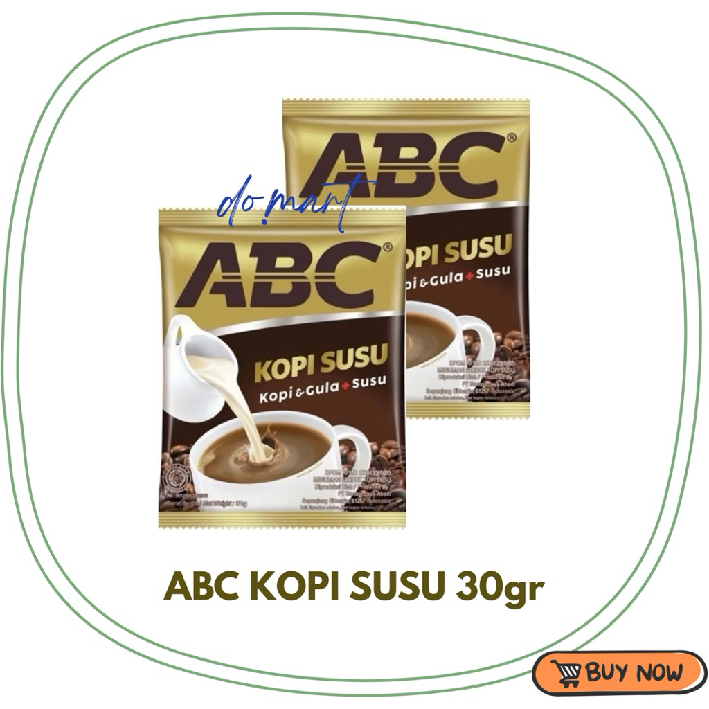 

ABC Kopi Susu 30gr 1 renceng isi 10