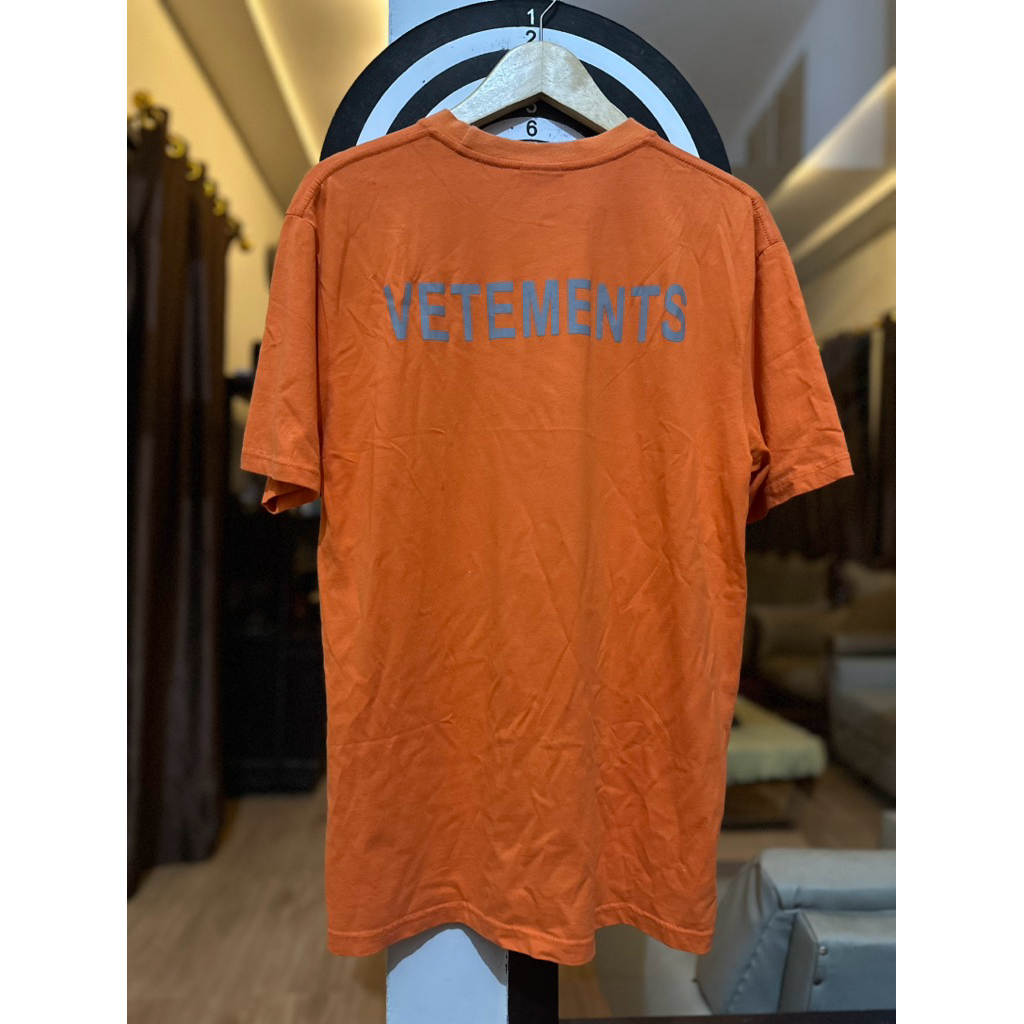 Vetements Staff Reflective T-Shirt