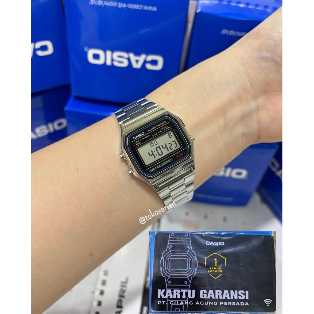 Jam Tangan Digital Casio A158WA-1DF A158WEA