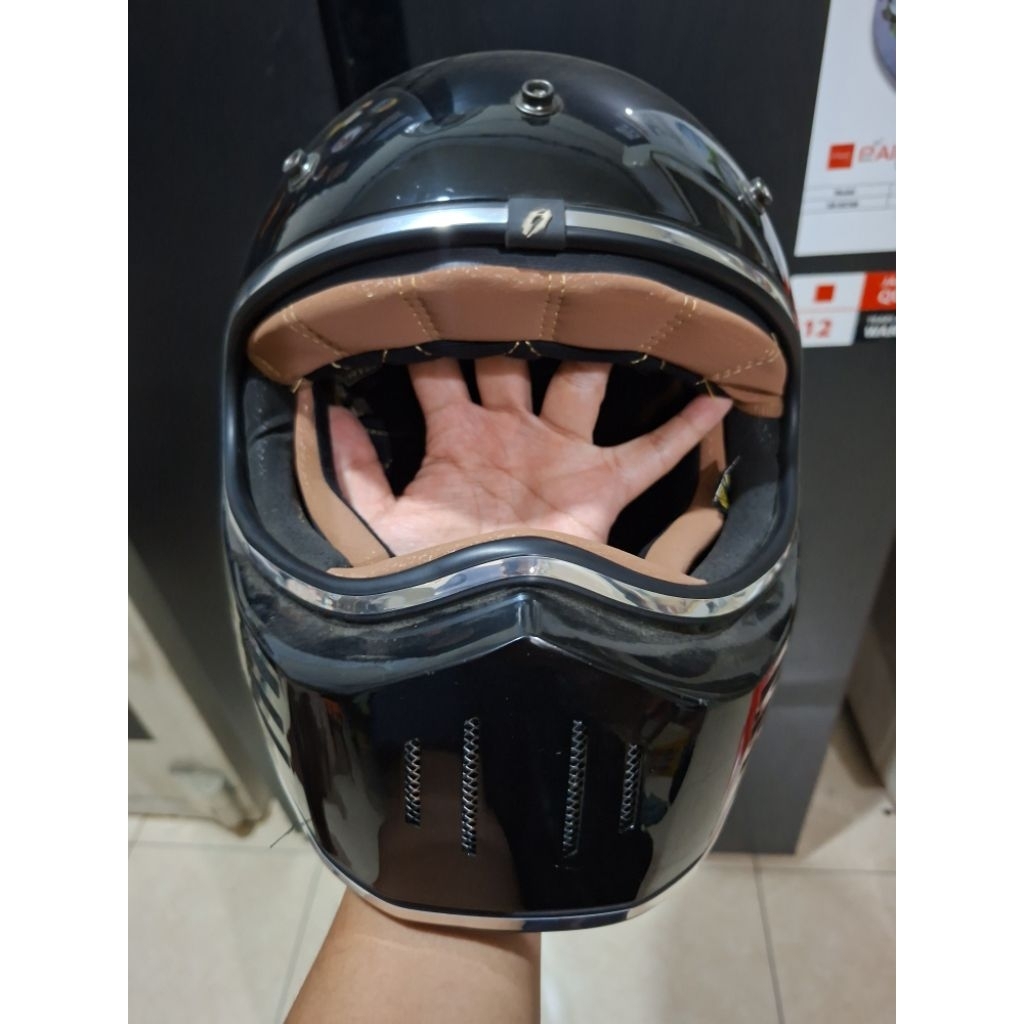 Helm Vintage Cakil Jitsu Original Second Link New (Ukuran L)