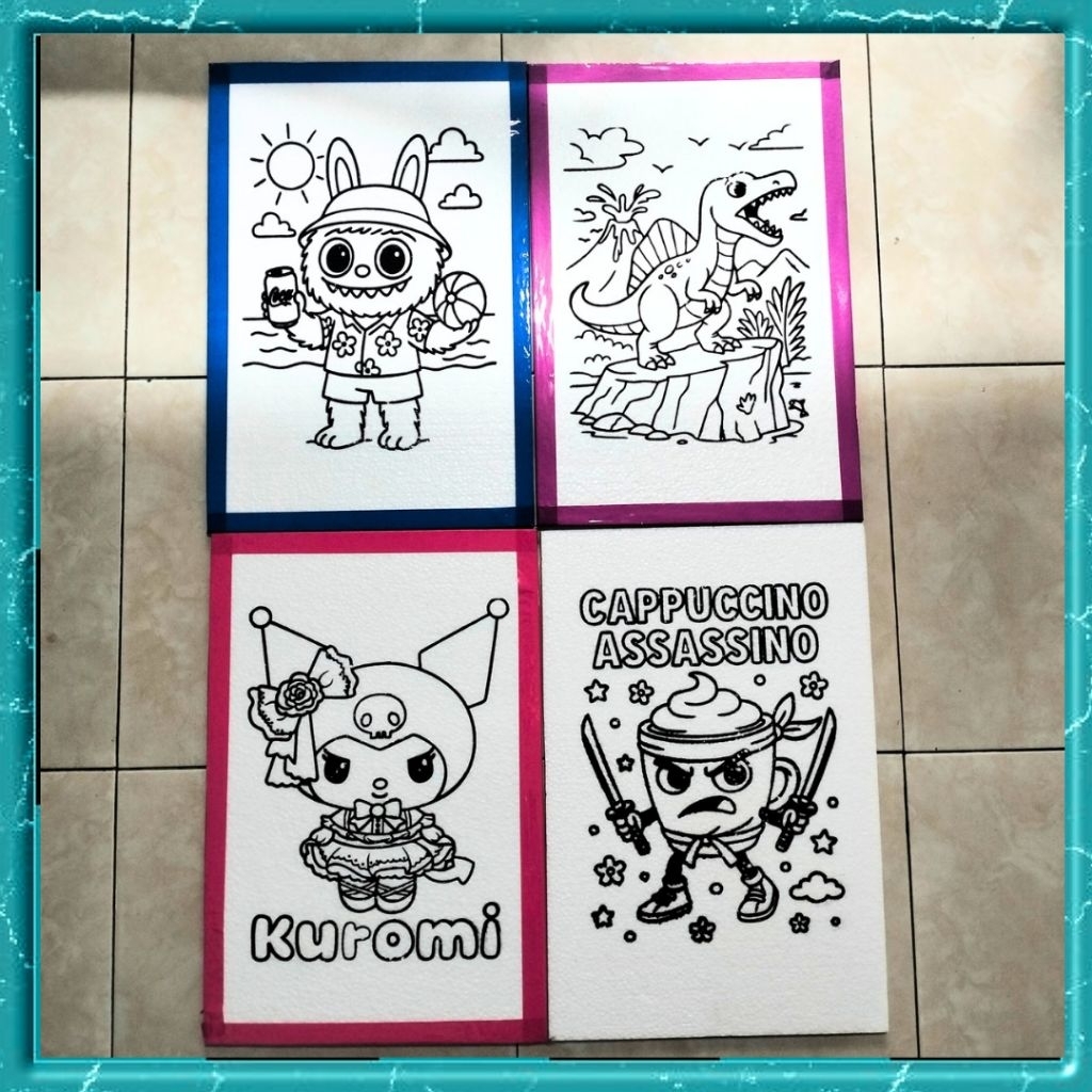 

Styrofoam Lukis Anak ( Beli Min 6pcs ) Jumbo 50x33 Gambar Gabus Karakter Styrofoam Melukis