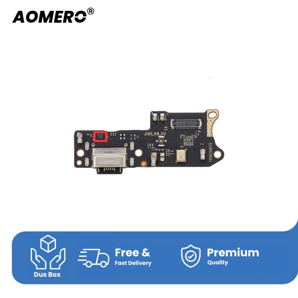 USB Port Board Charging Redmi 9T - Fleksibel Papan Konektor Cas Charger Xiaomi Redmi 9T Ori [ Plus i