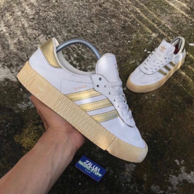 Adidas Sambarose white gold 40
