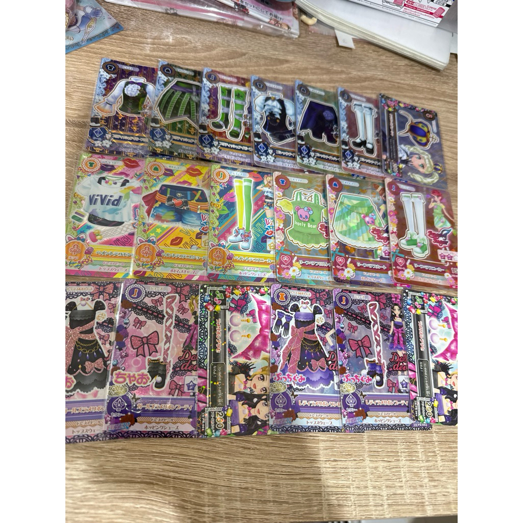 Aikatsu Rare Promotional Kartu Loli Gothic Vivid Kiss Angely Sugar Dolly Devil