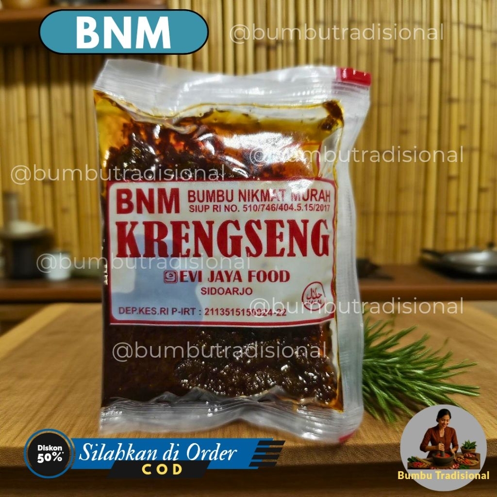 

BNM / Bumbu KRENGSENGAN / Bumbu Nikmat Murah / Bumbu Masak Instan