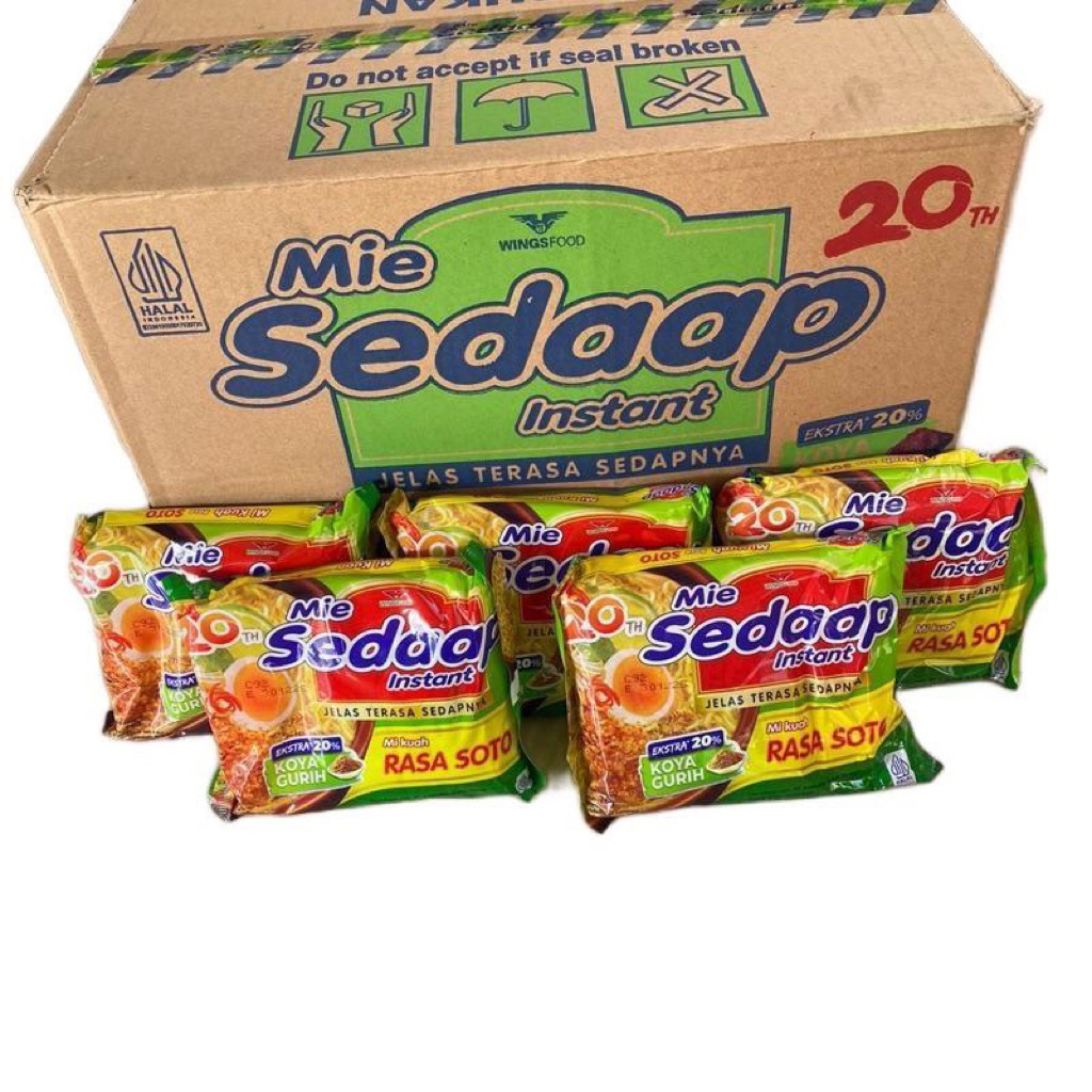 

Mie Sedaap Soto 1 dus isi 40 pcs