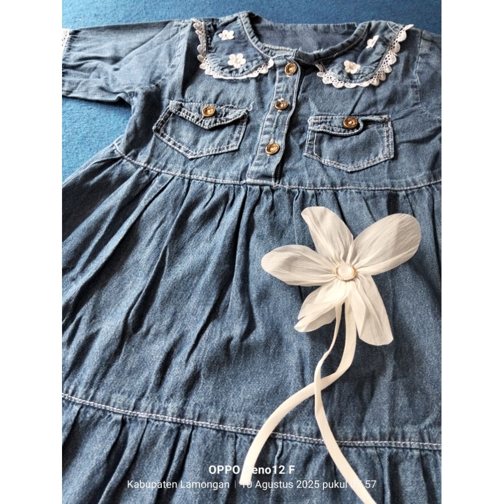 Gamis jeans anak || Gamis jeans anak premium