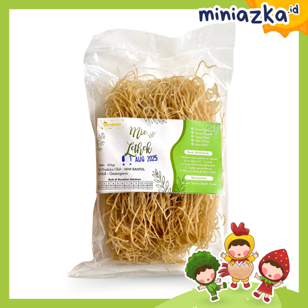 

Geamie Mie Lethek Bihun Singkong Gluten Free 250gr