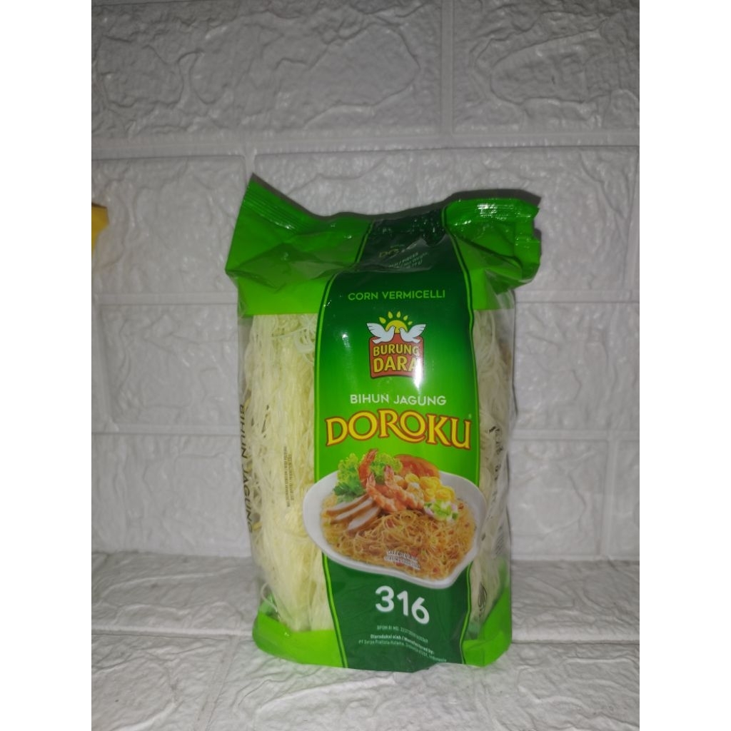 

Bihun jagung Doroku kemasan 316 Gram