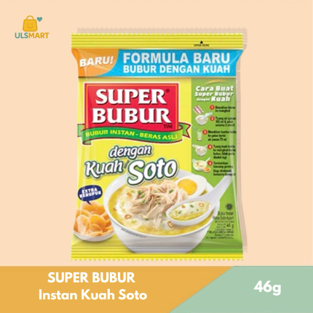 

SUPER BUBUR Instan Kuah Soto 46 g
