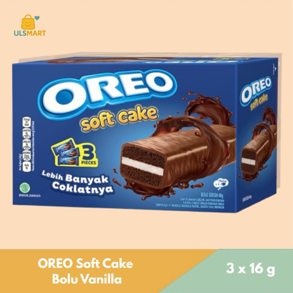 

OREO Soft Cake Bolu Vanilla 3 x 16 g
