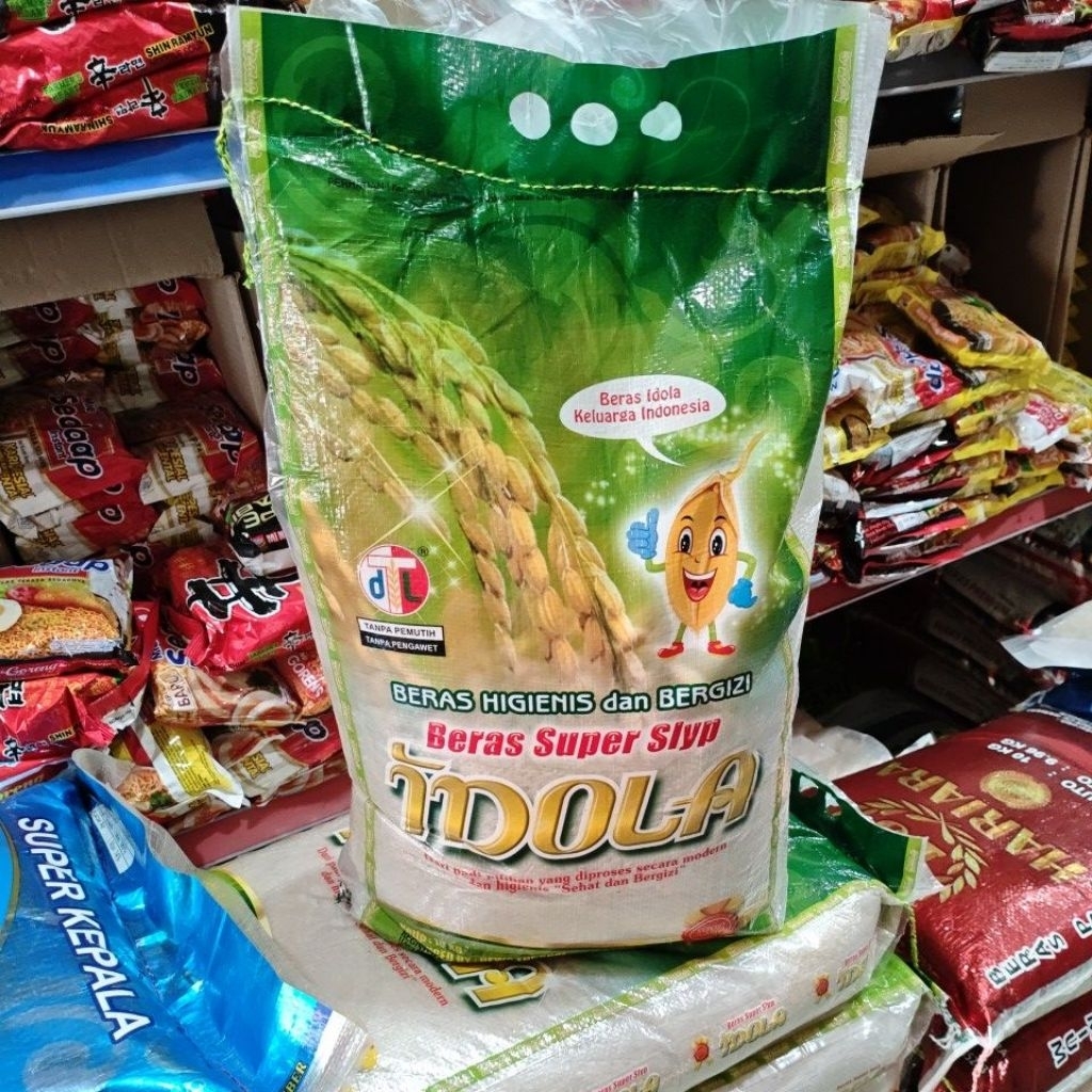 

Beras idola premium ukuran 10 kg
