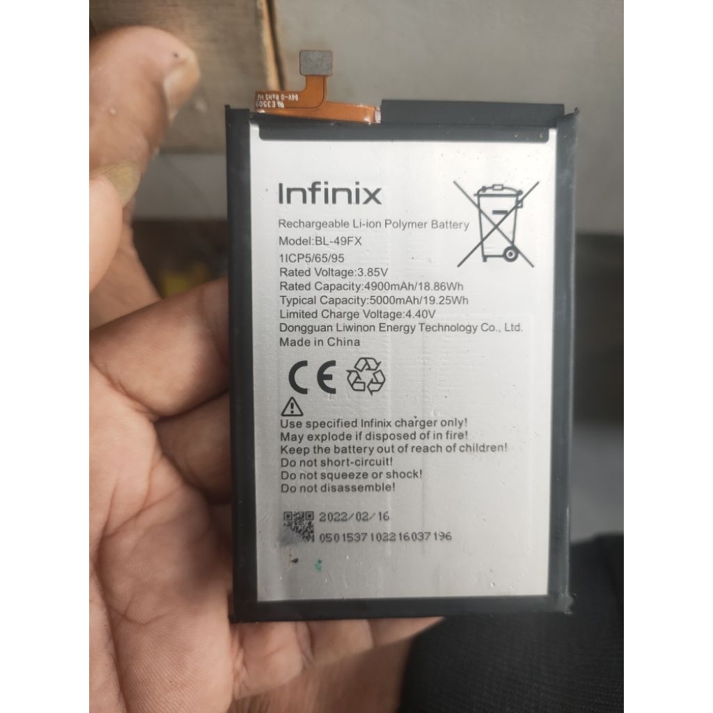 BATERAI BEKAS INFINIX SMART 6