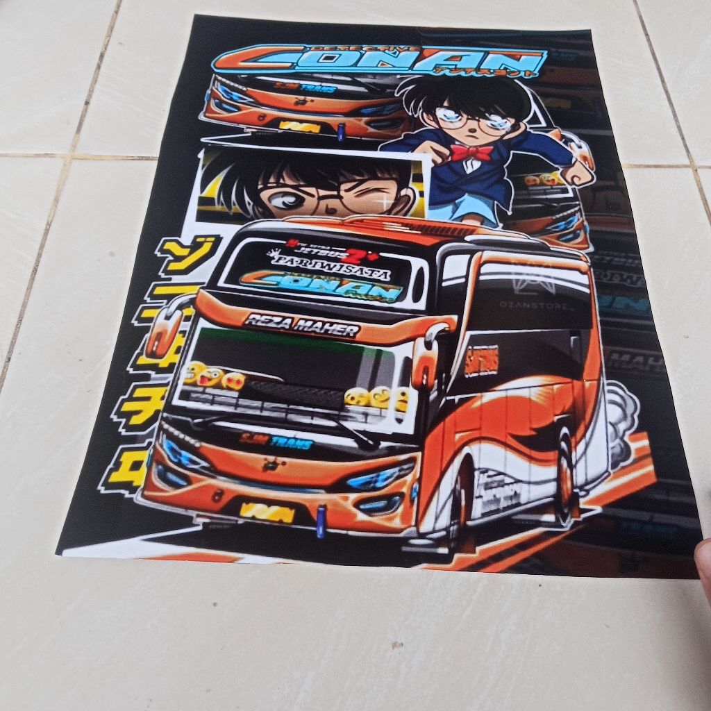 poster bus sjm trans "conan"