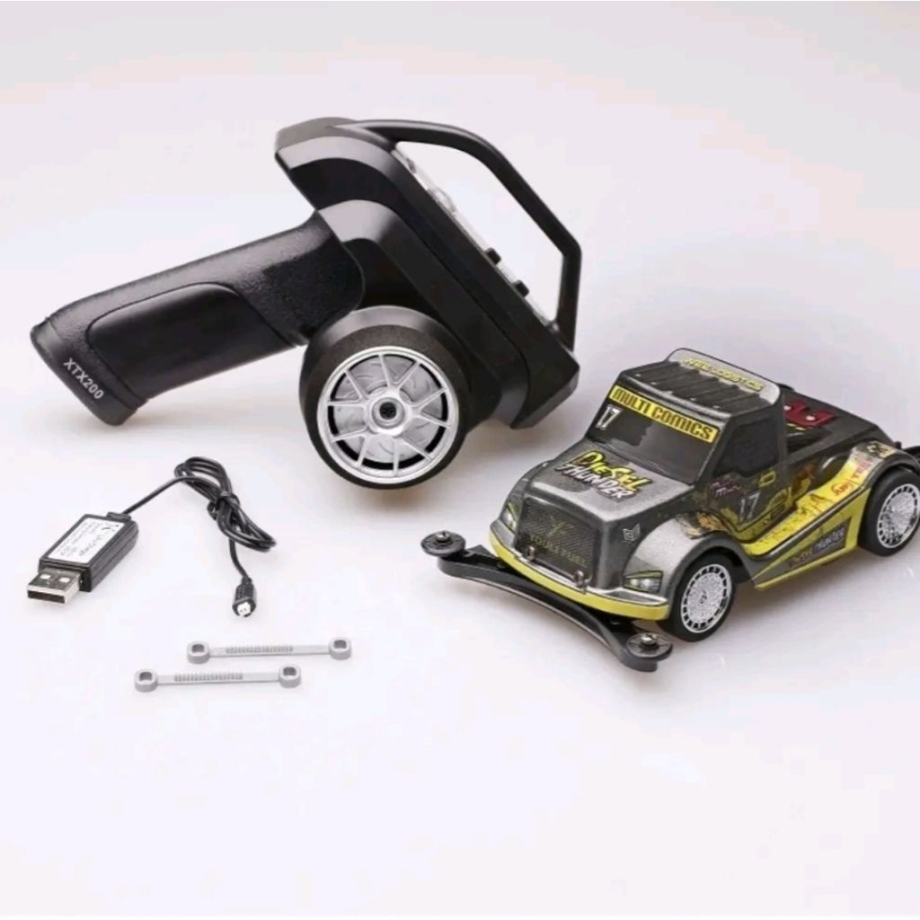 RC 1/32 full propo XC324 Diesel Thunder RTR (Gun Metal)