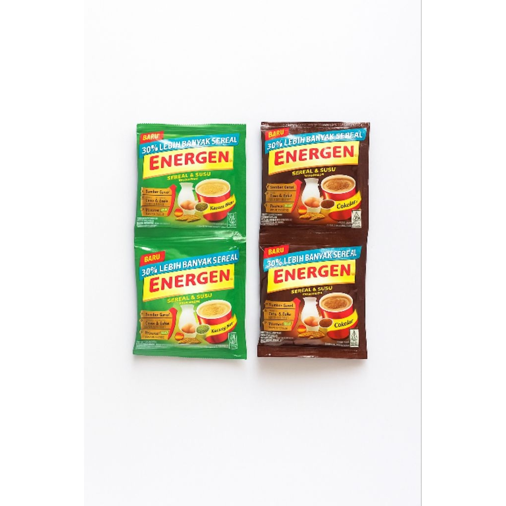 

Energen coklat dan kacang hijau sachet MURAH
