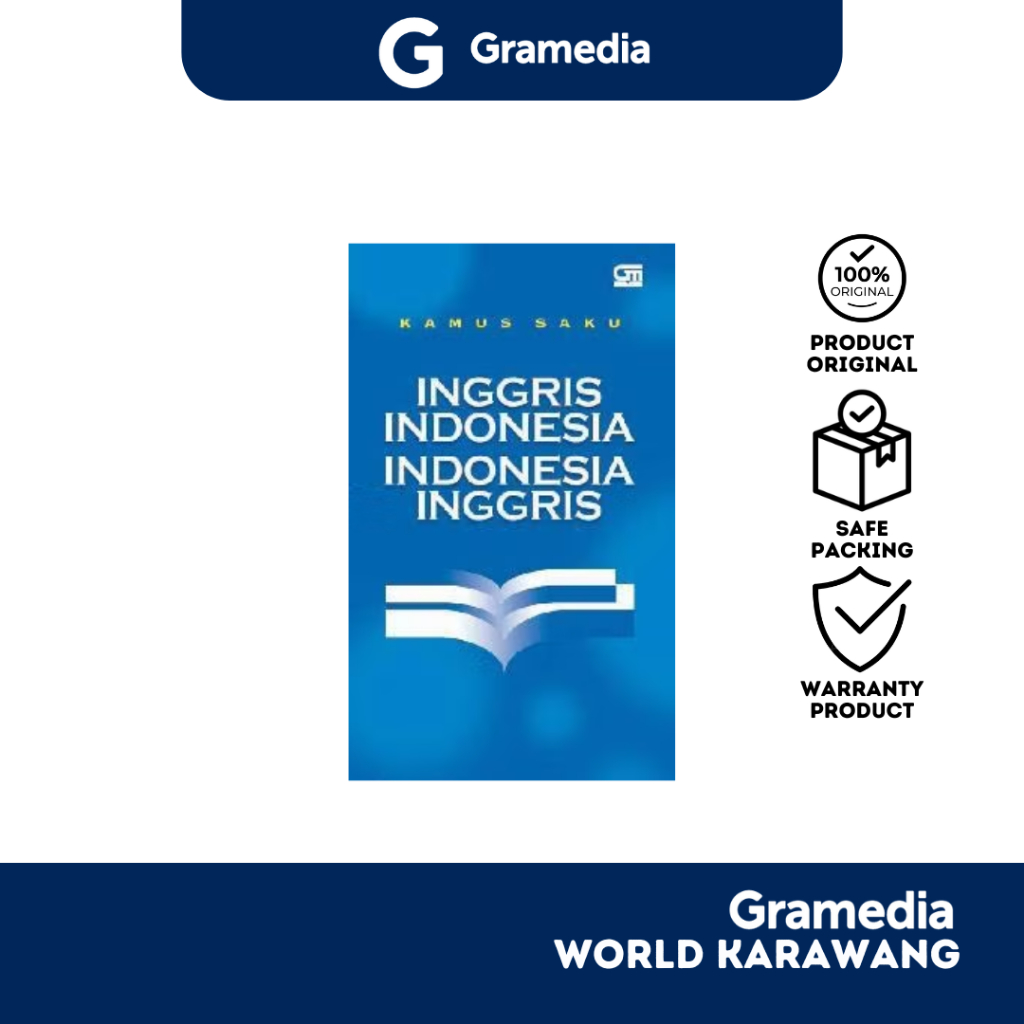Kamus Saku Inggris Indonesia-Indonesia Inggris - Gramedia karawang