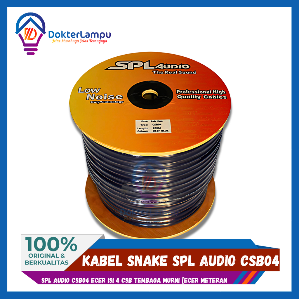 KABEL SNAKE ISI 4 SPL AUDIO CSB 04 ECER PER METER