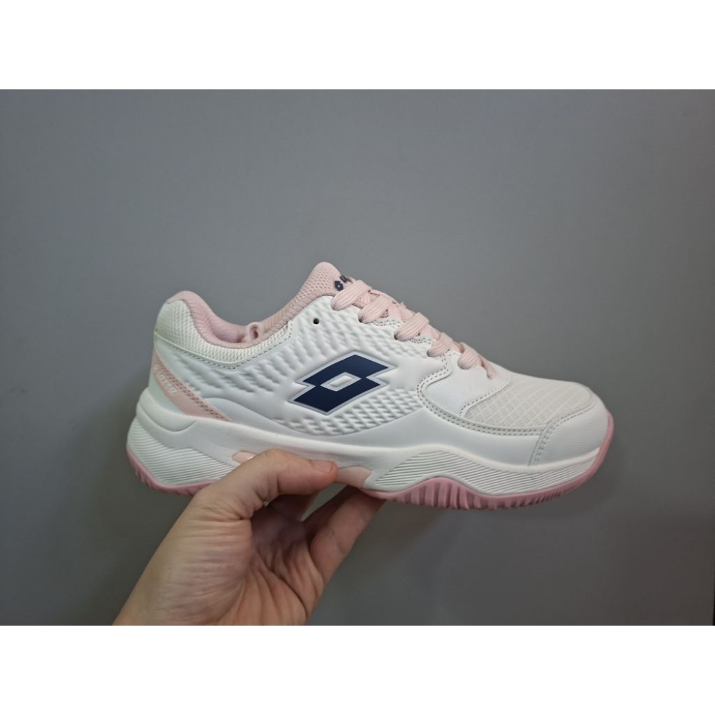 Promo Terbaru New Sepatu Tenis Lotto Donald Jr White Pink Tennis Shoes Lotto Donald Jr Putih Pink