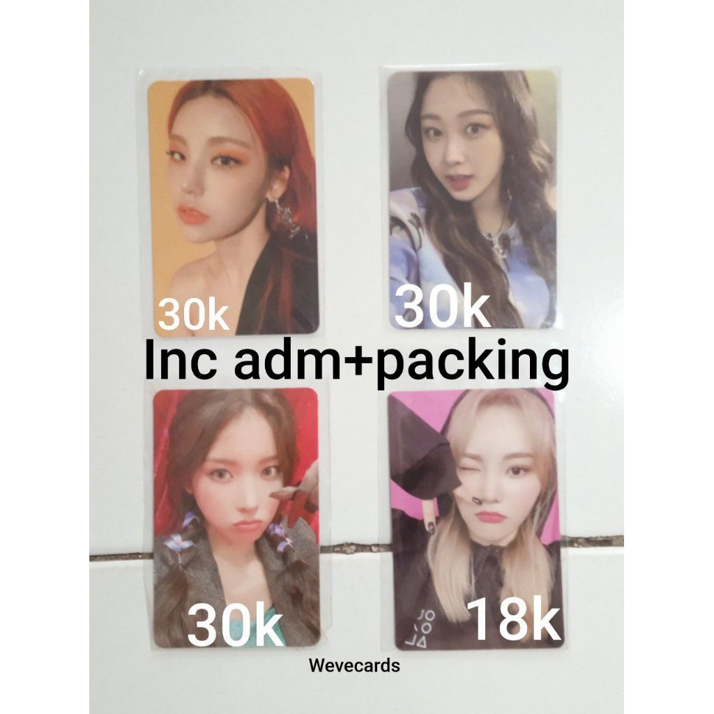 (READY) Offcial PC photocard NMIXX jiwoo DICE AD MARE