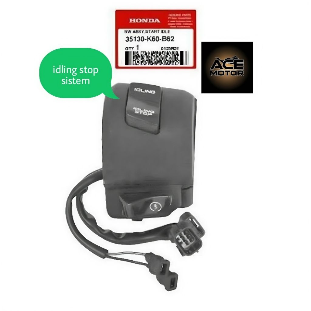 Holder kanan Vario 125 ISS 2018-sekarang ORIGINAL AHM 35130 K60 B62