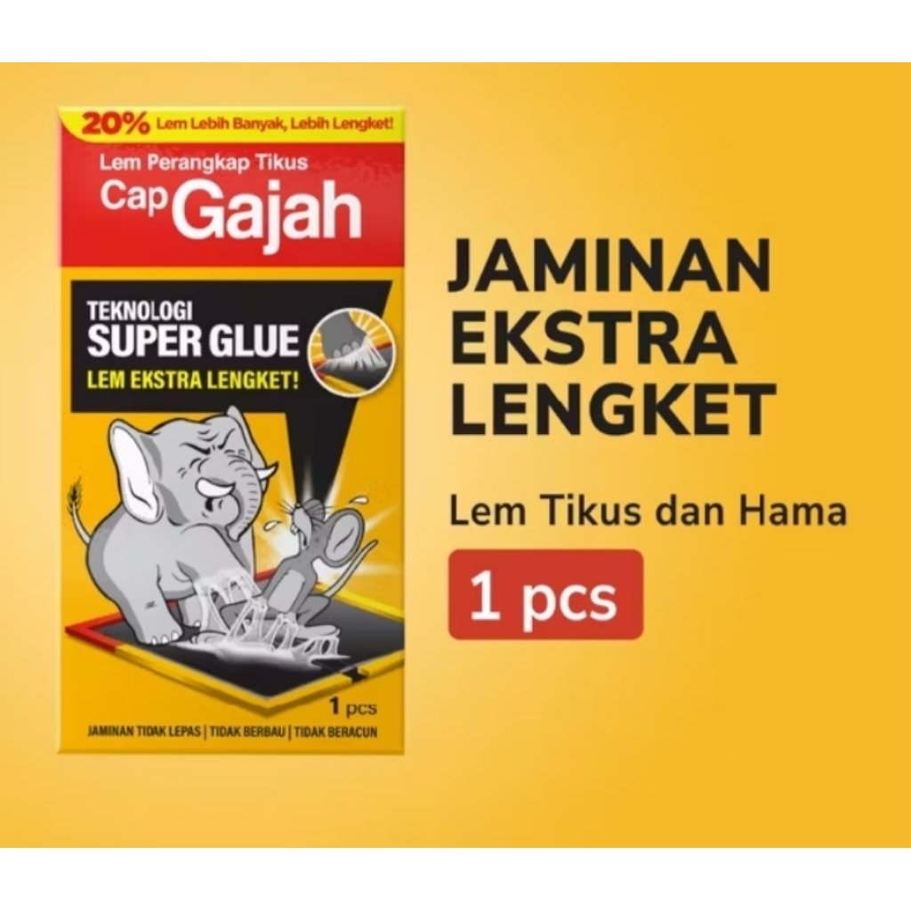 cap gajah lem perangkap tikus dan hama