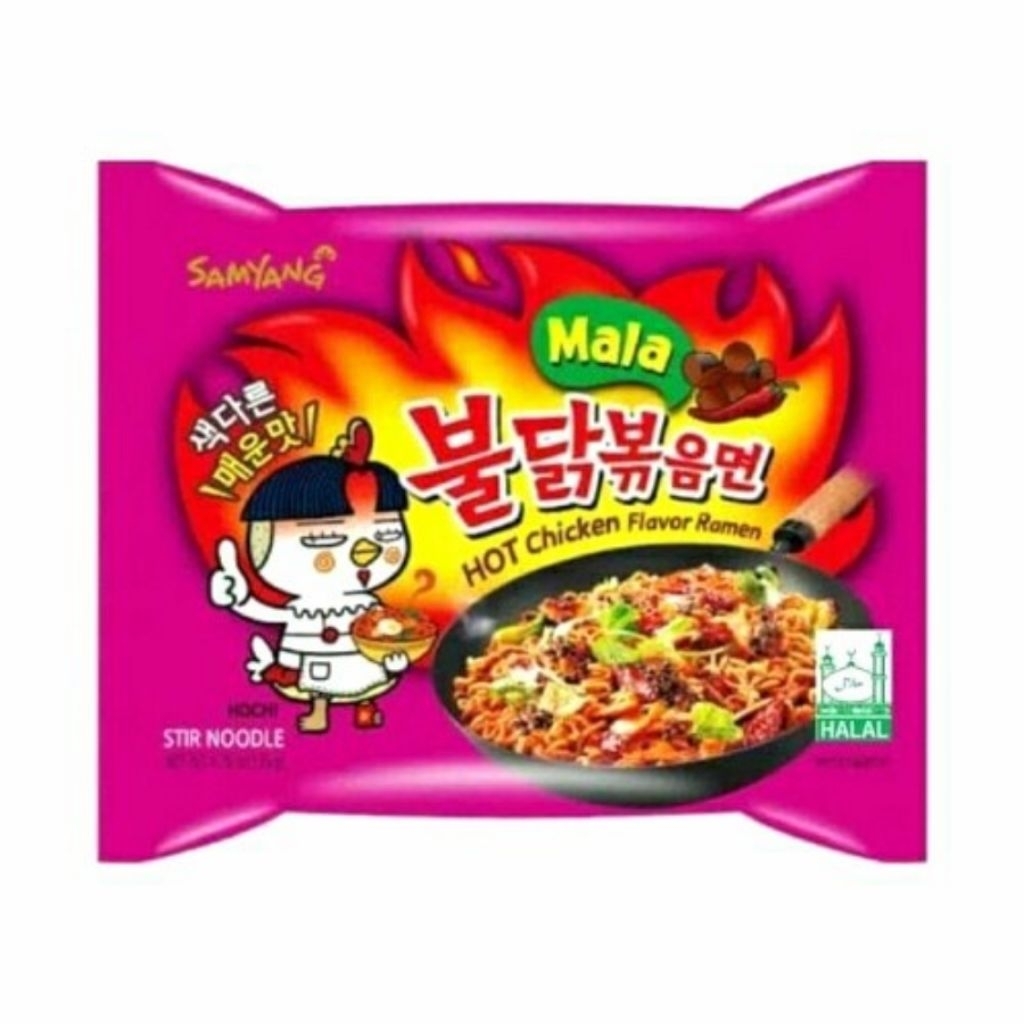 

Samyang Buldak Ramen Mala 140 G Halal MUI