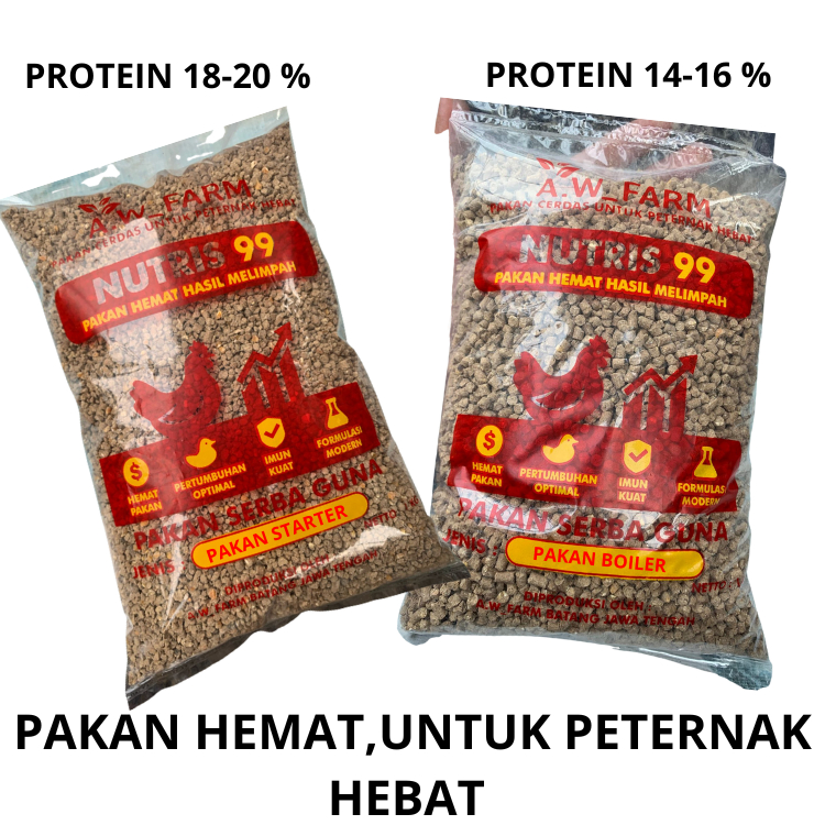 Pur Ayam Nutris99 Pakan tinggi Protein