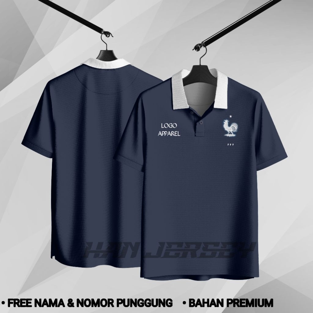 Jersey Bola France 2014 Full Printing