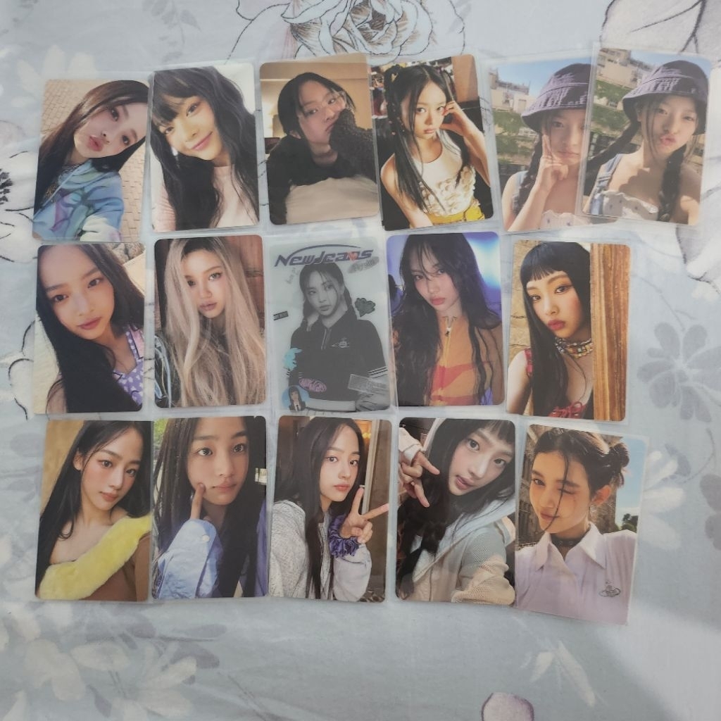 newjeans minji hanni danielle hyein haerin photocard pc album pob