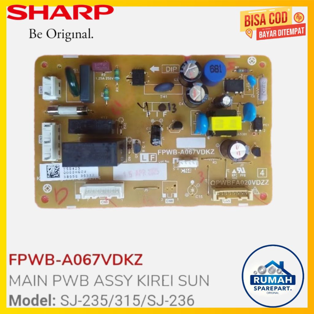 MODUL KULKAS SHARP KIREI SUN MODEL : SJ-235/315/SJ-236 ORIGINAL