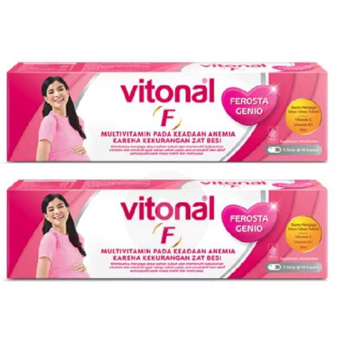 Vitonal F MultiVitamin Harian isi 50 tablet