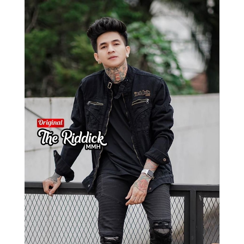TAKAO- Jaket Jeans Denim The Riddick - Jaket Jeans Denim Pria - Jaket Pria Original The Riddick