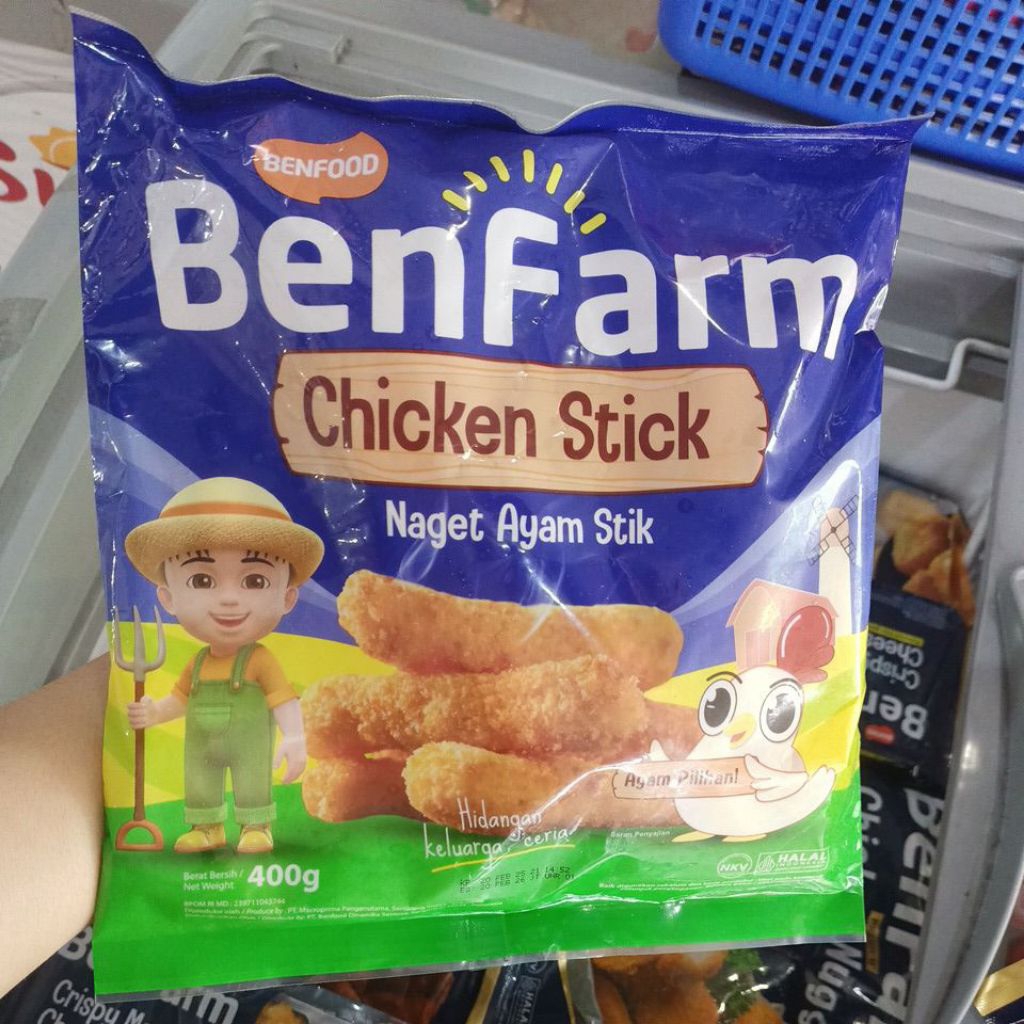 

Nuget Chiken Stik BenFarm 400gr