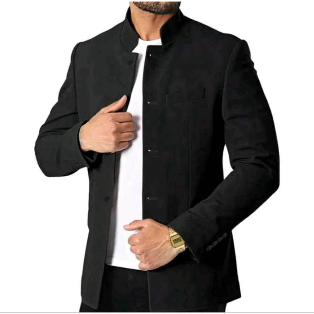 jasko hitam polos jasko mandarin