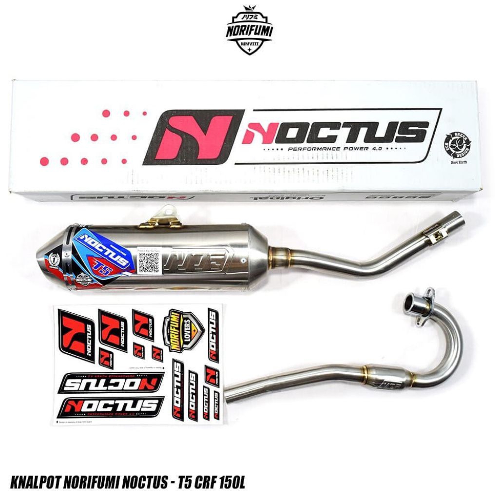KNALPOT NOCTUS T5 KLX CRF WR ORIGINAL NORIFUMI