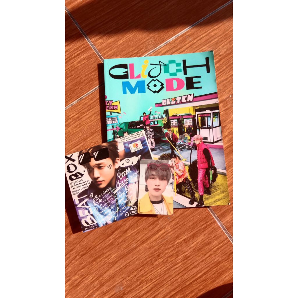 [TAKE ALL] Album only NCT DREAM Glitch Mode (GLITCH VER), Digipack BeatBox Jaemin + Photocard Chenle