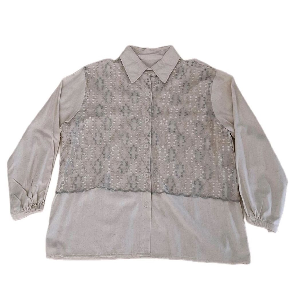 atasan wanita kemeja tile