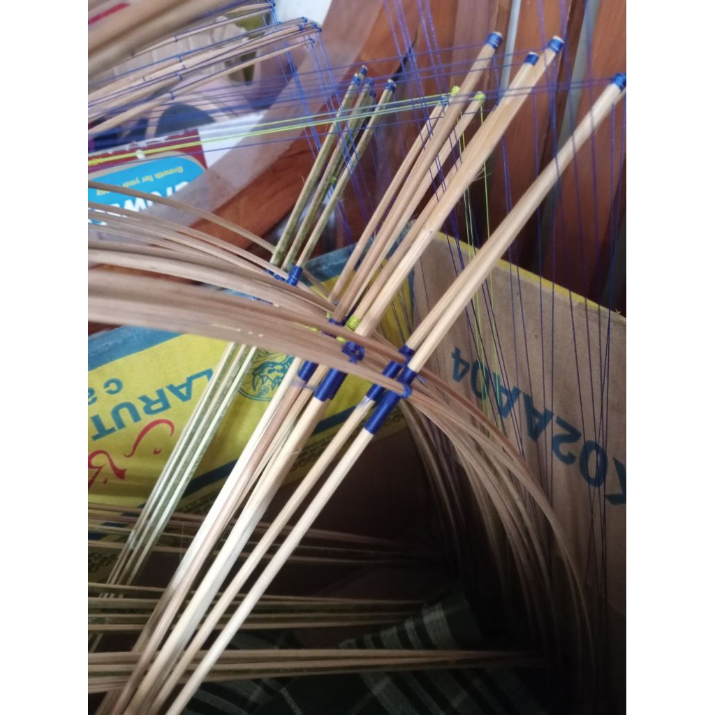 arku layangan 1 lilitan bambu petung kualitas bagus