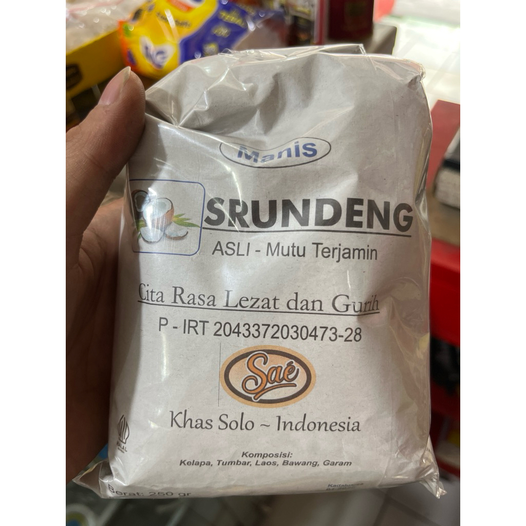 

Serundeng Manis / Pedas 250 Gram
