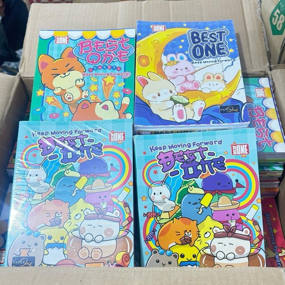 

BUKU TULIS 58 LEMBAR BEST ONE (1 PACK 10 BUKU)