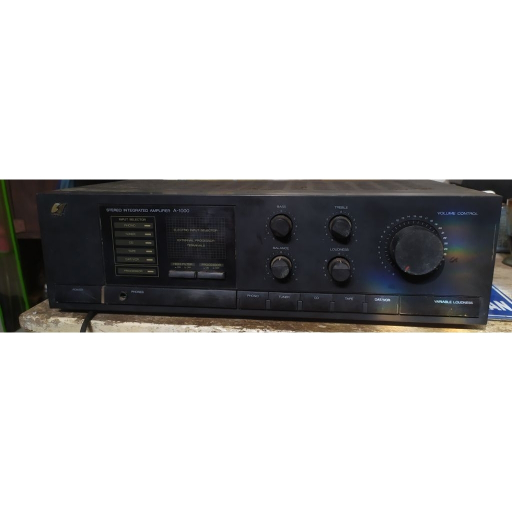 amplifier speaker audio sansui a1000 classic vintage